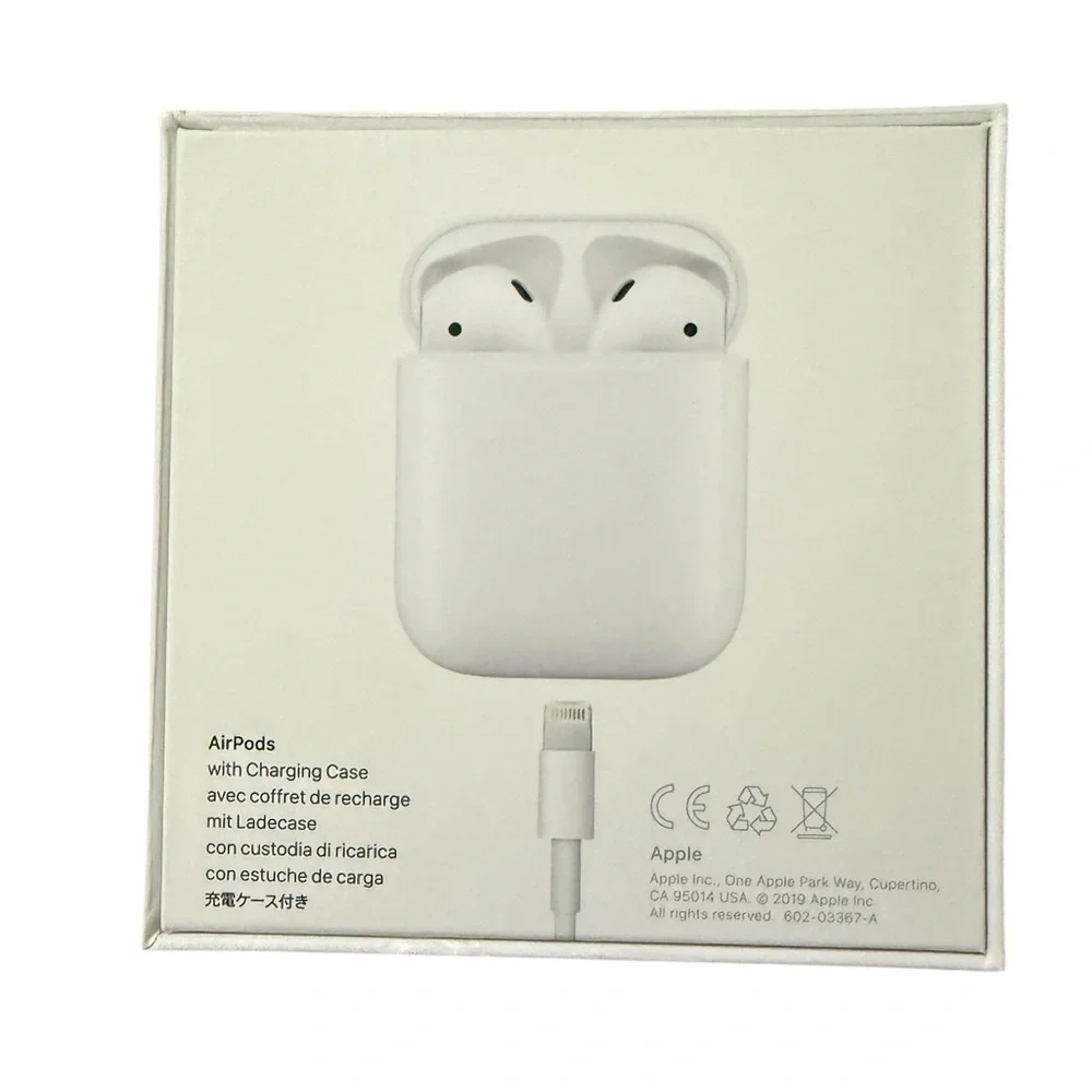 Apple White AirPods Retail Empty Box with Instructions